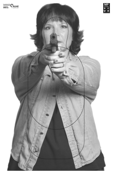 TCQ 95 Handgun Threat 9 - Card Stock TCQ 95 Handgun Threat 9 - Card Stock